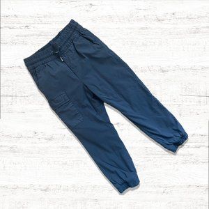 Gap Kids Boys Jersey- Lined Cargo Joggers - Navy - S (6/7)